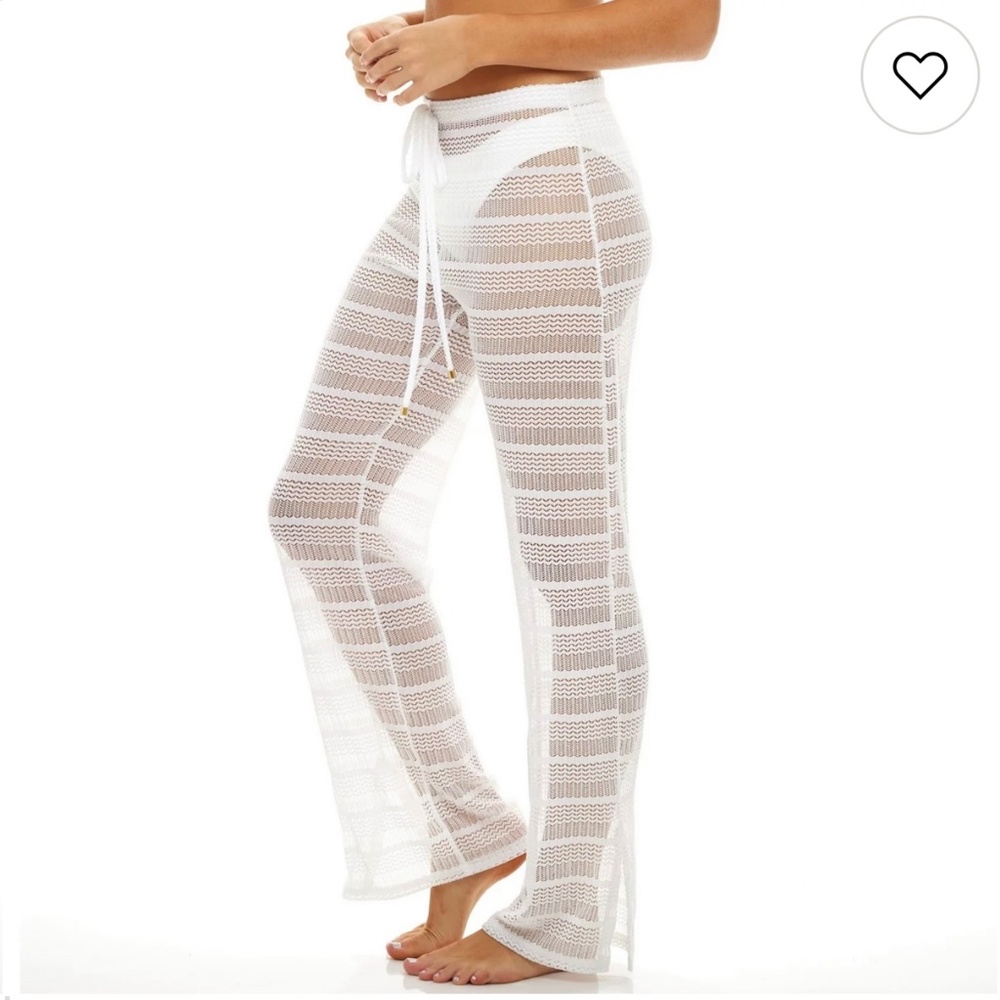 Jordan Taylor White Crochet Swim Cover-Up Pants – NWT